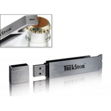 Metalen USB stick met flesopener - Topgiving